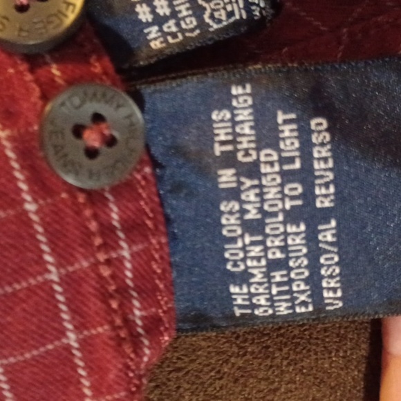 TOMMY JEANS, LONG SLEEVE, FRONT POCKET, WITH VELCRO, NICE BUTTON DOWN. 16.5 NECK - Picture 8 of 9